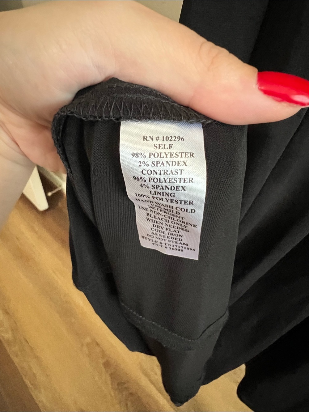 Connected Apparel Black Metallic Ruffle Cocktail Dress Size 14 Wedding Guest - Picture 6 of 6